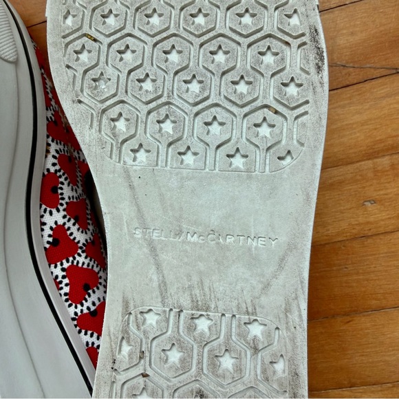STELLA MCCARTNEY Hearts Binx Slip-On Wedge Platform Sneaker Women's Size EU 40 - Picture 14 of 14